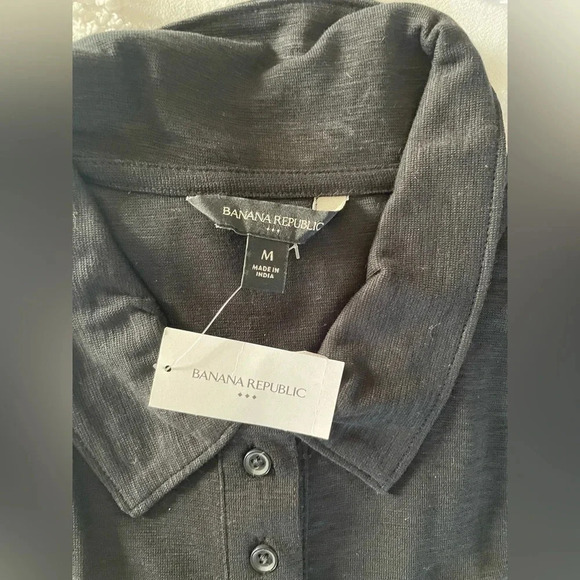 Banana Republic Slub Ribbed Polo Tank - Picture 7 of 11